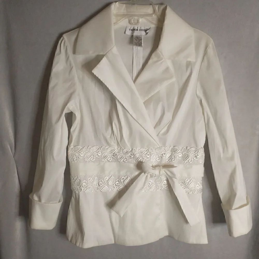 *USED* Victor Costa Semi-formal Top